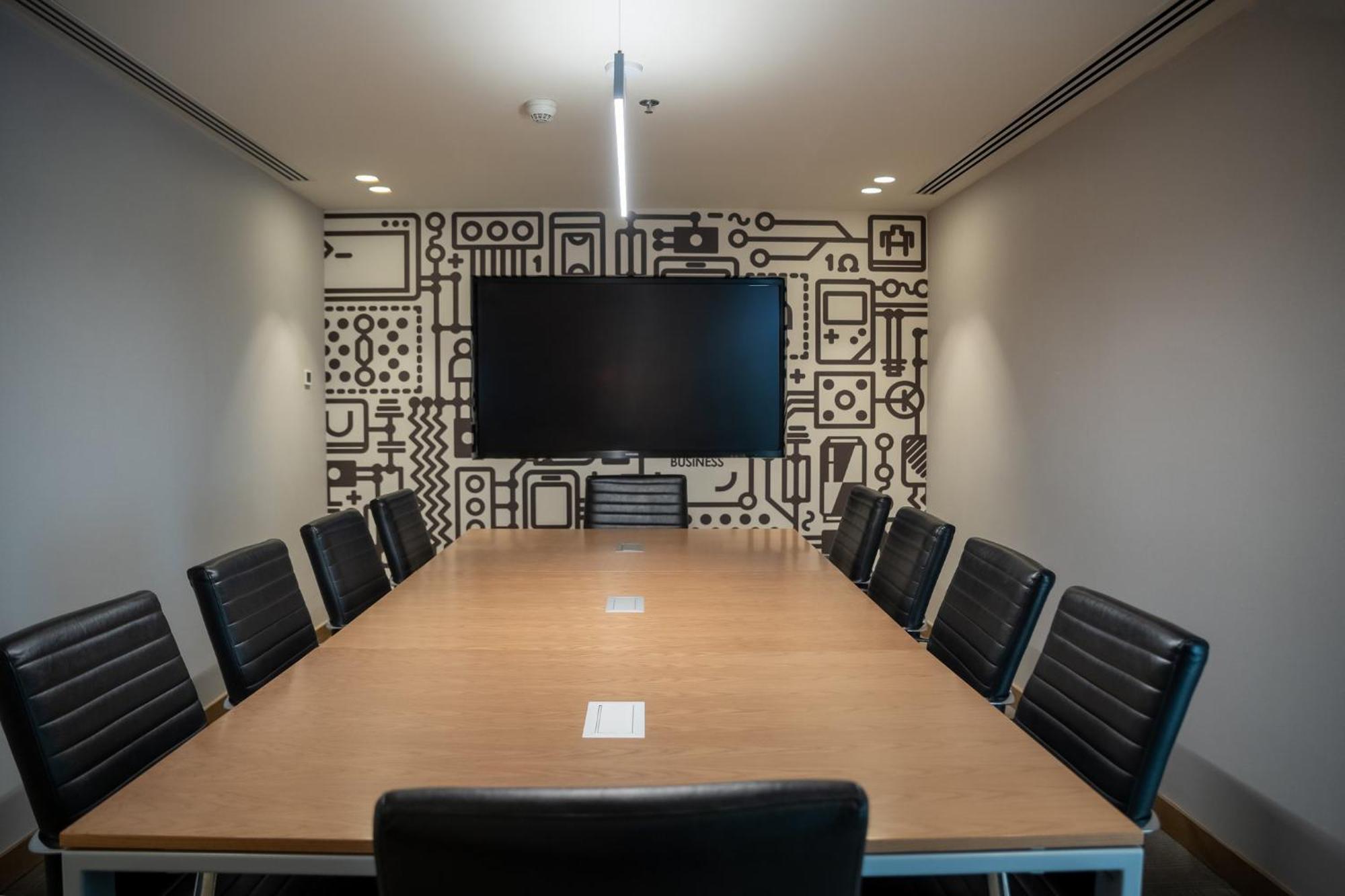 Fiesta Americana Viaducto Aeropuerto Mexico-stad Buitenkant foto A meeting room at the company's headquarters in San Francisco