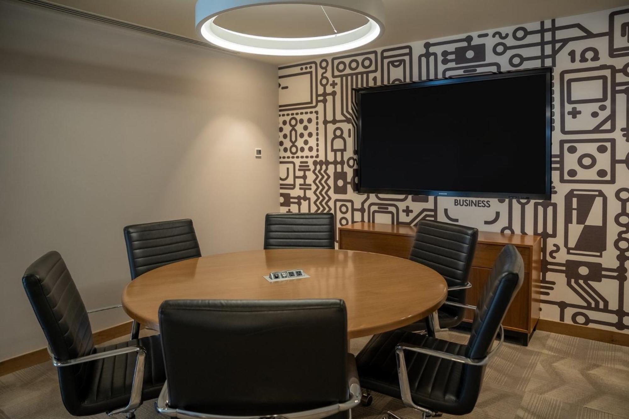 Fiesta Americana Viaducto Aeropuerto Mexico-stad Buitenkant foto A meeting room at the hotel
